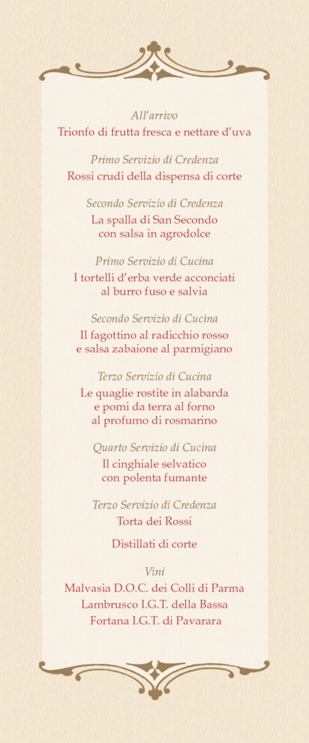 clicca sul menu per aprirlo  in formato pdf e stamparlo