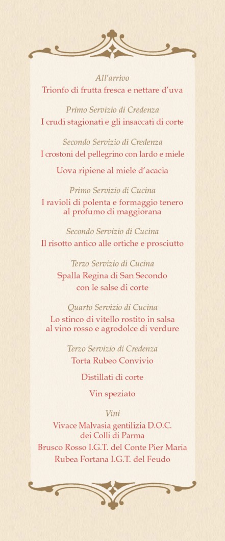 clicca sul menu per aprirlo  in formato pdf e stamparlo